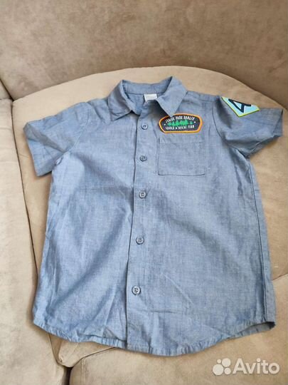 Рубашки пакетом на мальчика 110