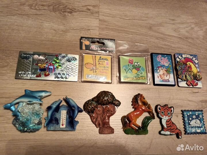 Магниты;глина,дерево,керама,фарфор