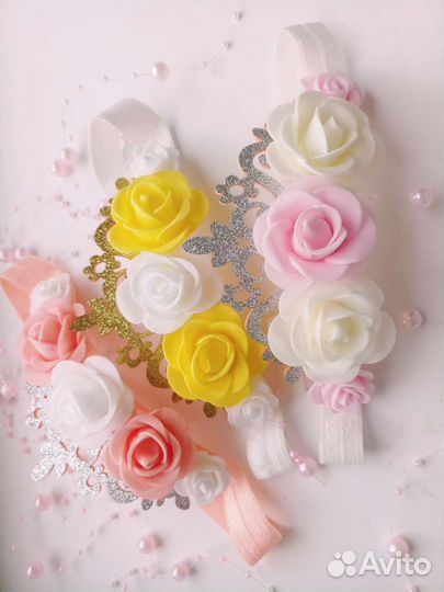 Повязка на голову с короной