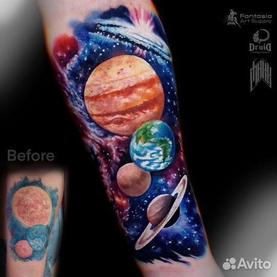 Перекрытие староых тату