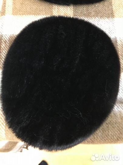 Мужская кепка нерпа натуральный мех