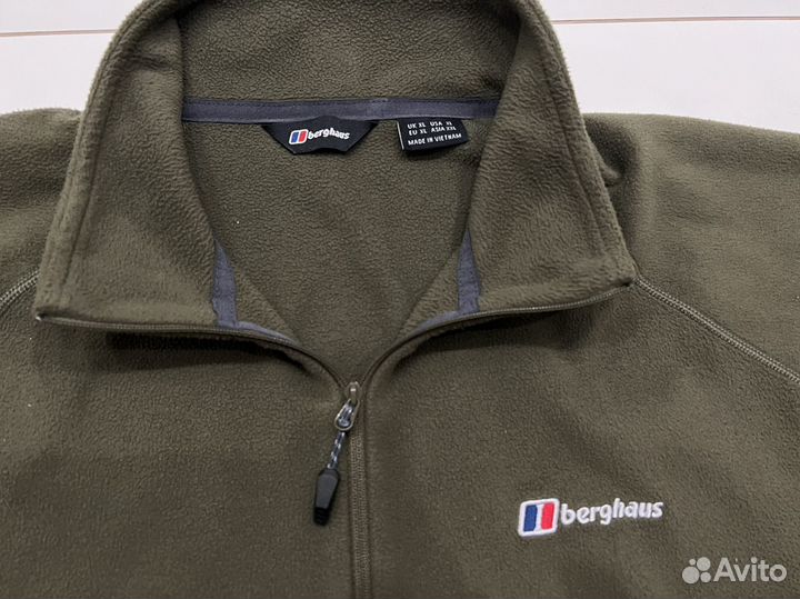 Флисовая кофта berghaus 1/3 zip hoodie