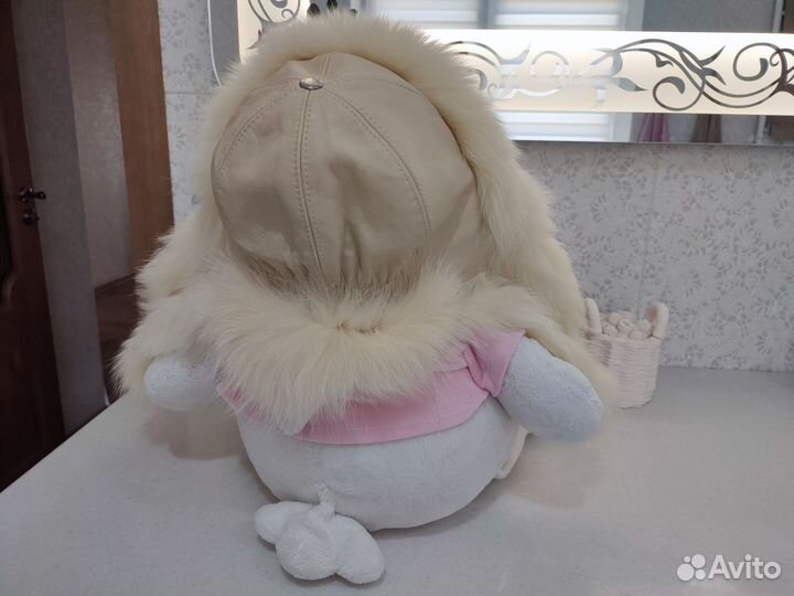 Шапка ушанка женская натуральный мех