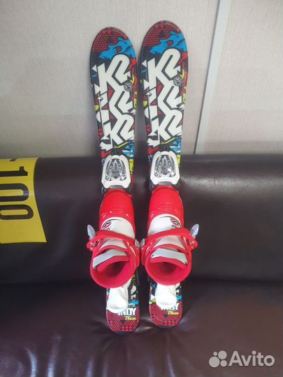 Горные лыжи детские 76 комплект