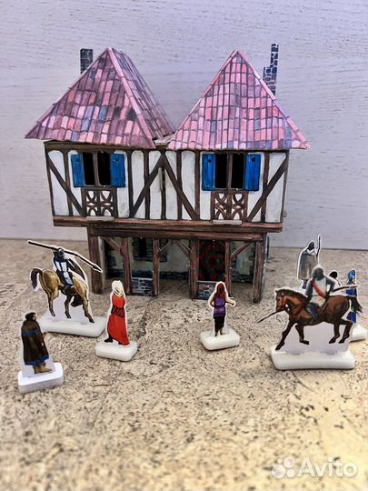 Разборная модель спедневекового дома