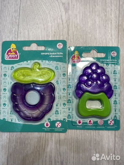 Прорезыватель новый pigeon, sanpol babies, lubby
