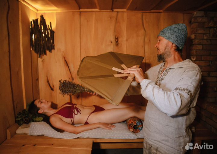 Баня на дровах 