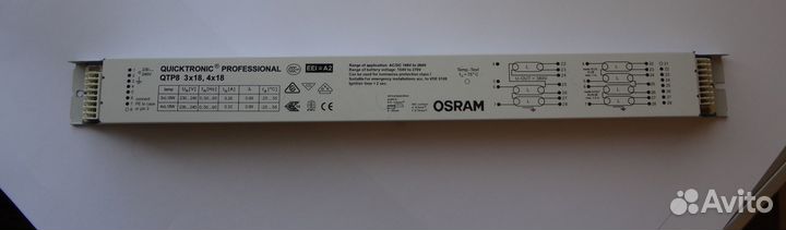 Эпра для люминисцентных ламп 18 Вт