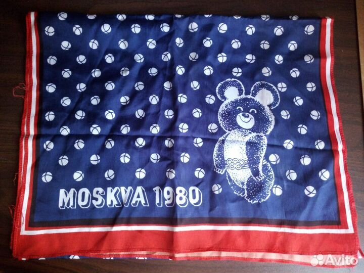 Платок Олимпиада-80 Олимпийский мишка