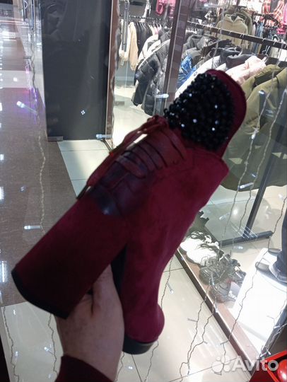 Ботильоны зимние женские 37,38,39размер