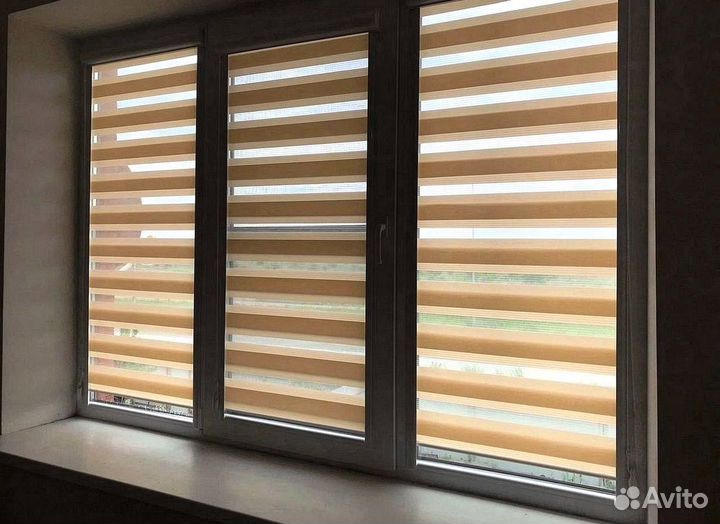 Жалюзи день-ночь установка