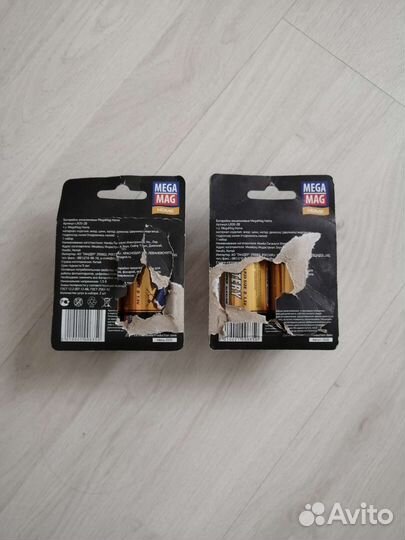 Батарейки алкалиновые тип D (LR20) новые