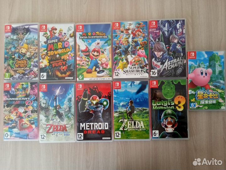 Личная коллекция игр Nintendo