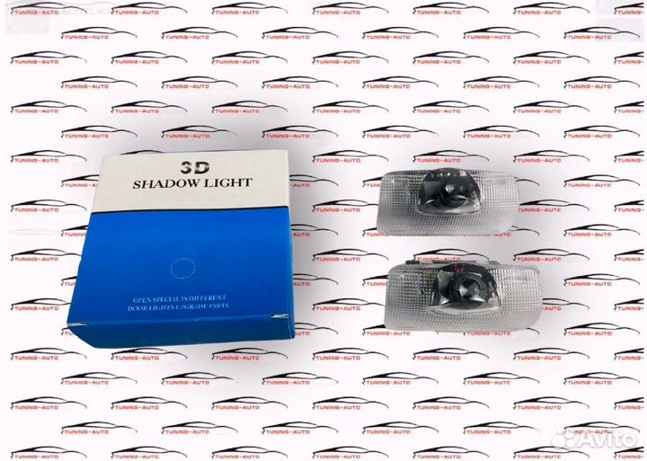 Проекция логотипа на двери lexus