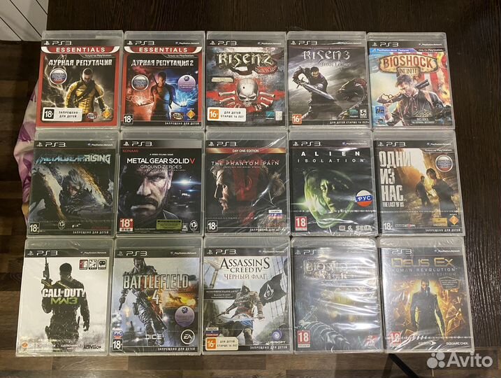 Новые игры для ps3 (sealed)