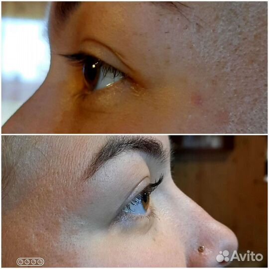 Ламинирование+окрашивание+ ботокс ресниц