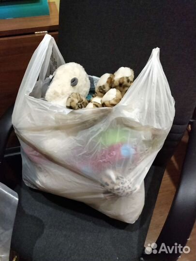 Мягкие игрушки пакетом