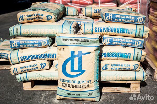 Цемент палетта