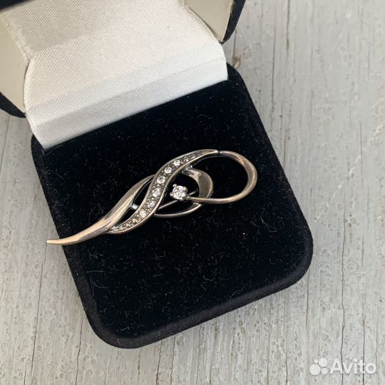 Брошь серебряная 925