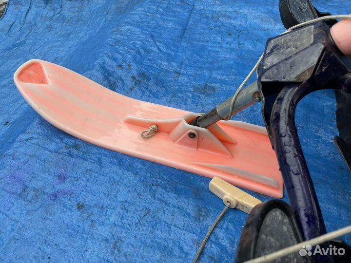 Снегокат детский управляемый с тормозами