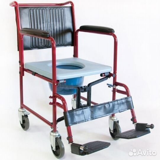Кресло-каталка с санитарным устройством FS692-45