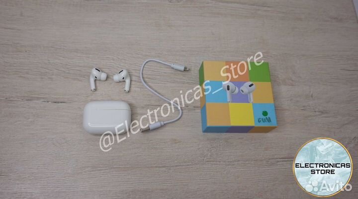 Наушники Apple Аирподс Про i2090 Снежно-Белёсые