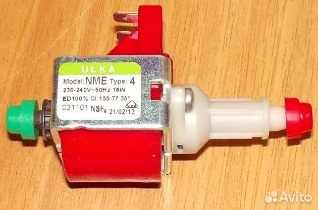 Насос ulka NME4 16W 50cc/min 2,5bar Q135 зам. UNI8