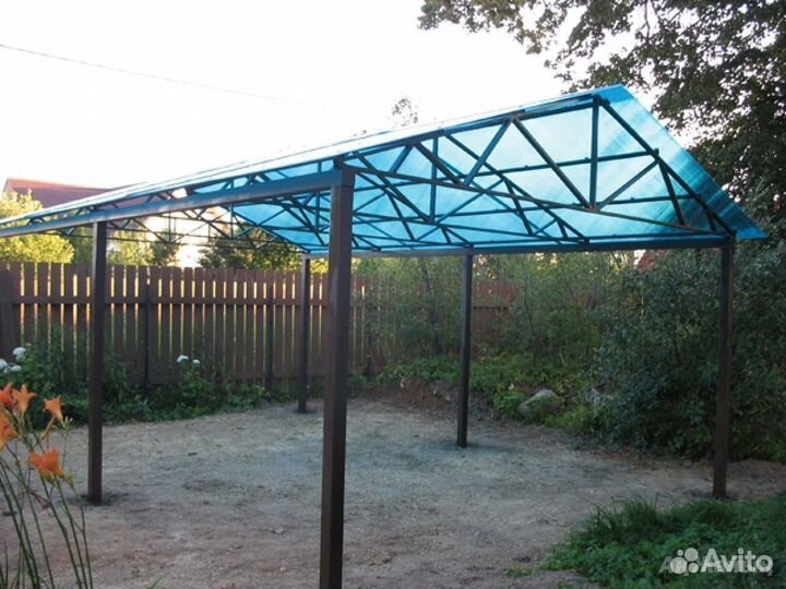 Навесы в стиле Х-тек/По Вашим размерам