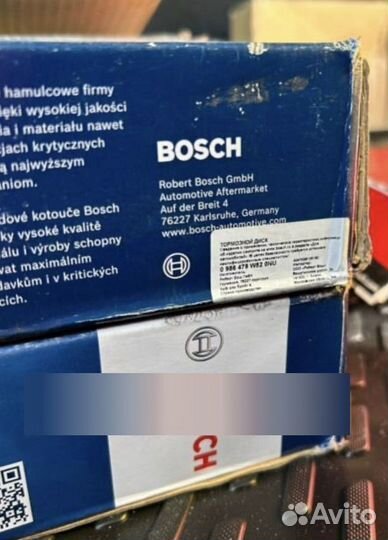 Bosch Диск тормозной 986 479 W62