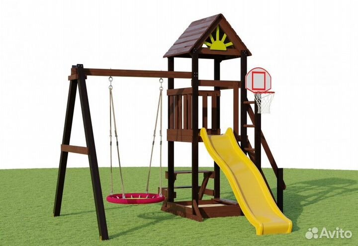 Детский комплекс с горкой