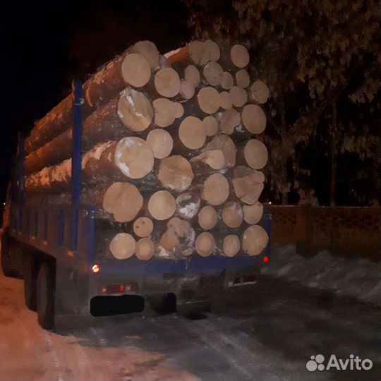 Лес кругляк Сосна,Лиственница,берёза с доставкой