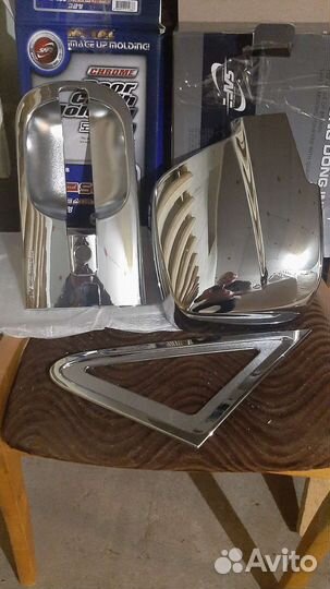 Накладки на ручки дверей зеркал хендай грант стар