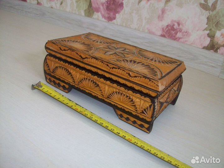 Шкатулки деревянные резные СССР