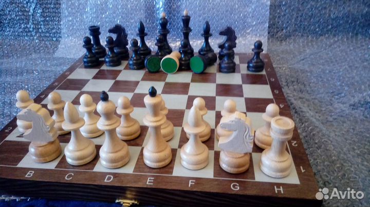 Шахматы деревянные трех видов