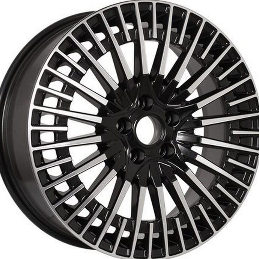 KDW KD1820 : 7x18 5*108 Et:33 Dia:60,1 Black Front Polished