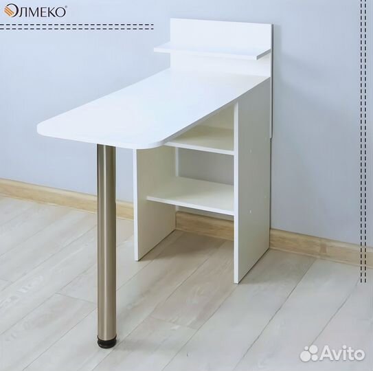 Новый Белый Раскладной Маникюрный Стол 100x95x45см