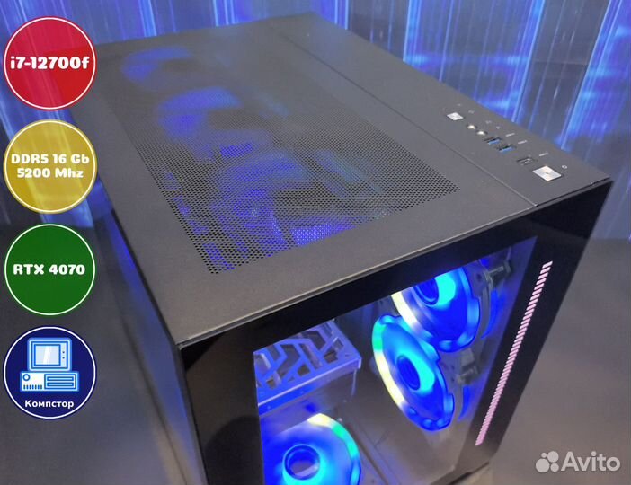 Мощный пк i7-RTX4070-16DDR5-QPZ7314590268-B760