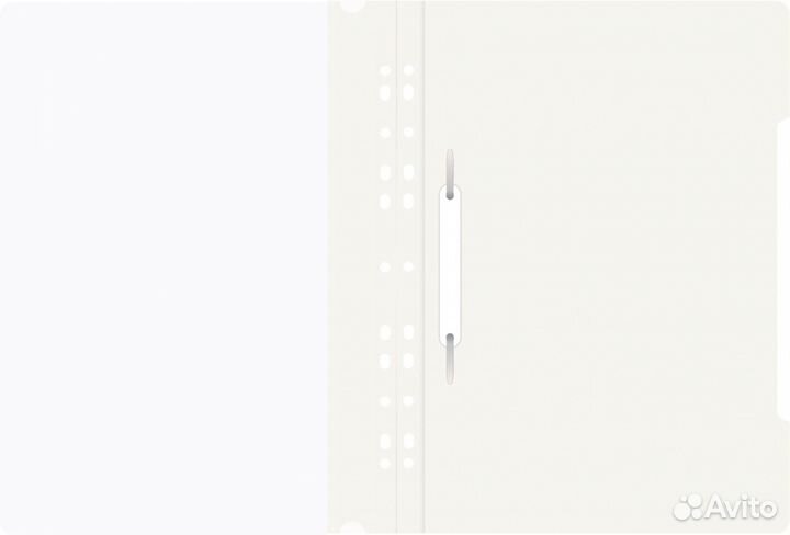 Скоросшиватель с боковой перфорацией, уп30шт