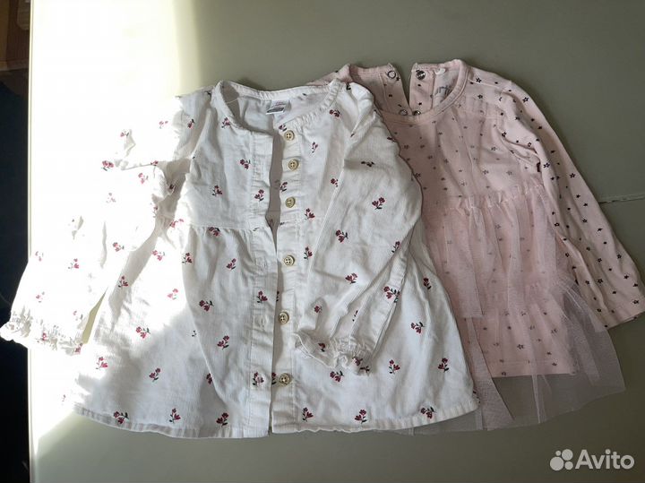 Рубашка и кофта для девочки 86-92