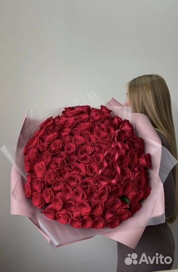Букет 101 роза с доставкой