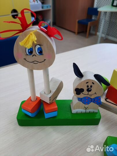 Развивающие деревянные игрушки пакетом