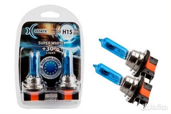Лампа галогенная Xenite 1007068 H15 12V 55/15W, 2