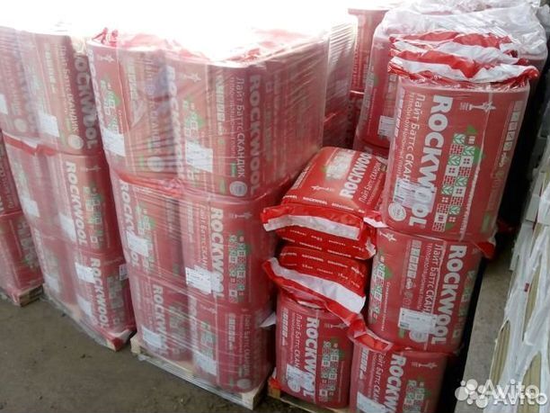 Роквул Rockwool Скандик 600х800х50мм минвата утепл