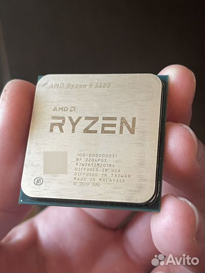 Процессор AMD Ryzen 5 3600 6/12