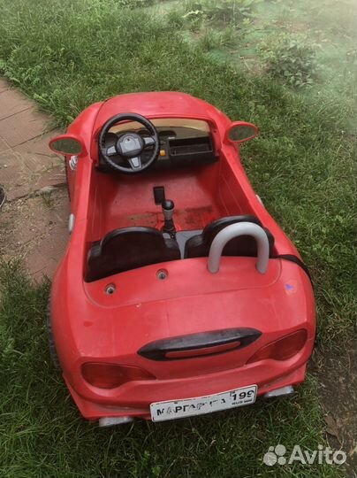 Детский электромобиль двухместный бу