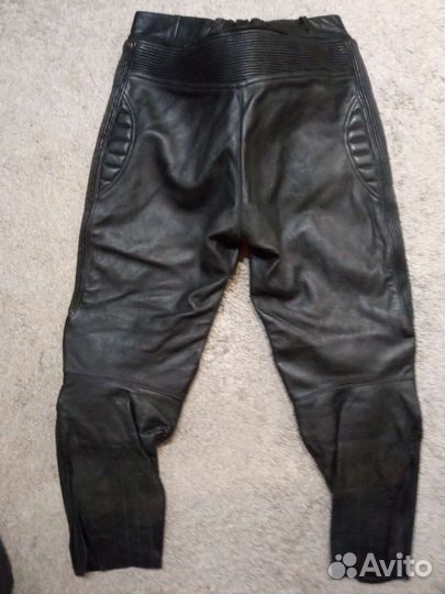 Мото брюки кожаные Louis