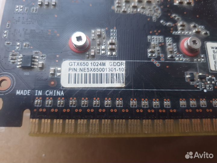 Видеокарта gtx 650