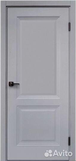 Дверьмежкомнатная Шелли-2, Серая эмаль