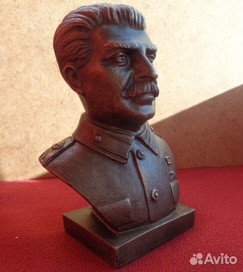 Бюст сталина бронза. статуэтки из бронзы