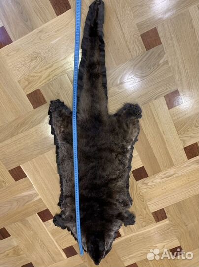 Ковёр из шкуры выдры для интерьера